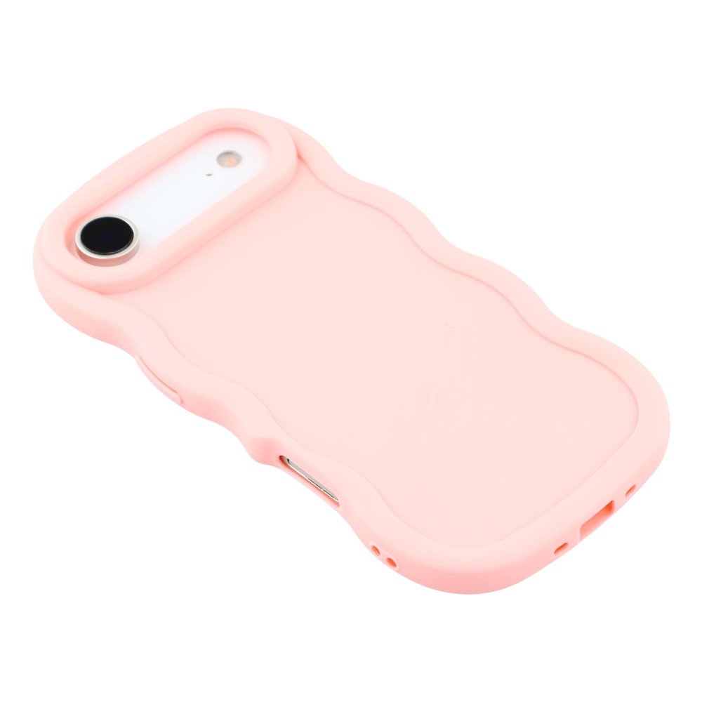  iPhone 17 Air Mobilskal Wavy Ljus Rosa - Teknikhallen.se