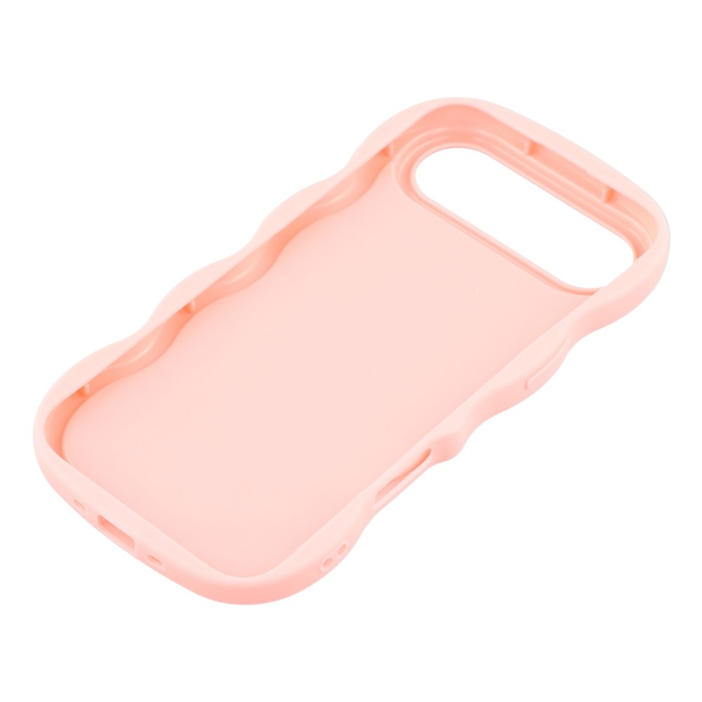  iPhone 17 Air Mobilskal Wavy Ljus Rosa - Teknikhallen.se