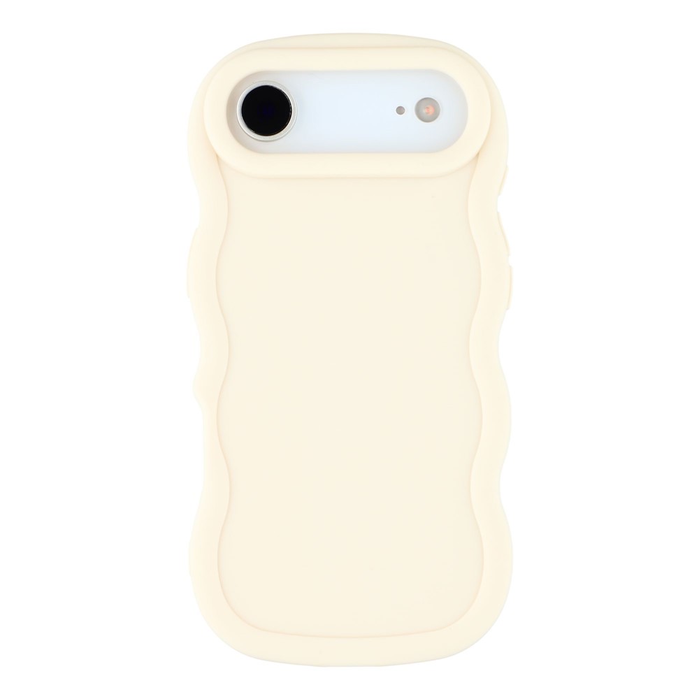  iPhone 17 Air Mobilskal Wavy Off White - Teknikhallen.se