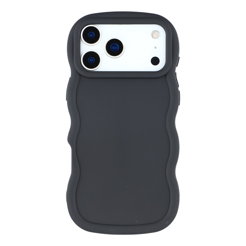  iPhone 17 Pro Max Mobilskal Wavy Svart - Teknikhallen.se