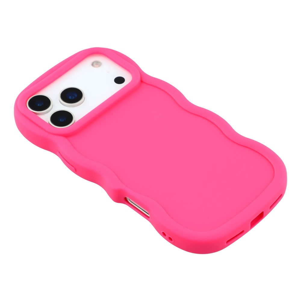  iPhone 17 Pro Max Mobilskal Wavy Rosa - Teknikhallen.se