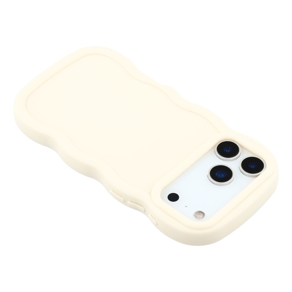  iPhone 17 Pro Max Mobilskal Wavy Off White - Teknikhallen.se