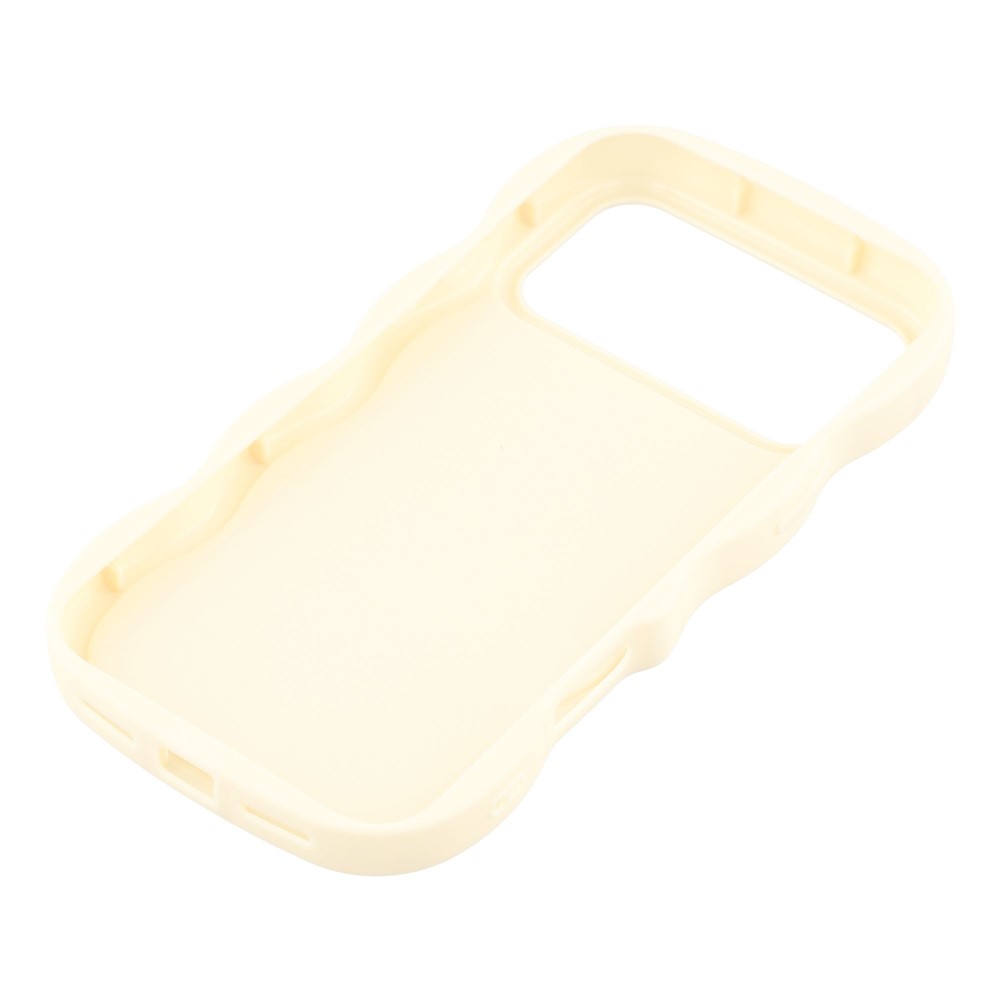  iPhone 17 Pro Max Mobilskal Wavy Off White - Teknikhallen.se