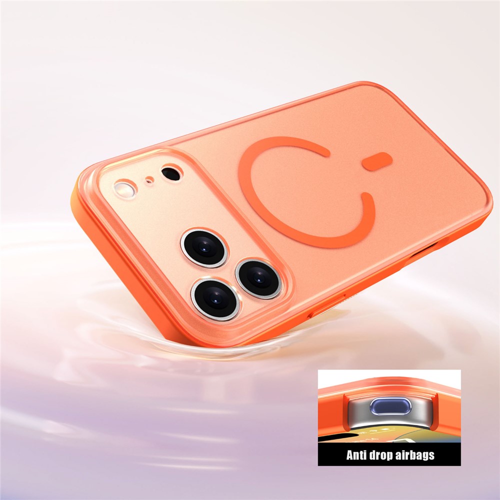  iPhone 17 Pro Skal MagSafe Skin Feel Frosted Grön - Teknikhallen.se