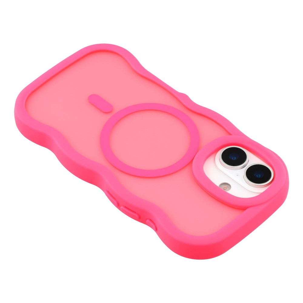  iPhone 17 Skal MagSafe Wavy Matt Rosa - Teknikhallen.se