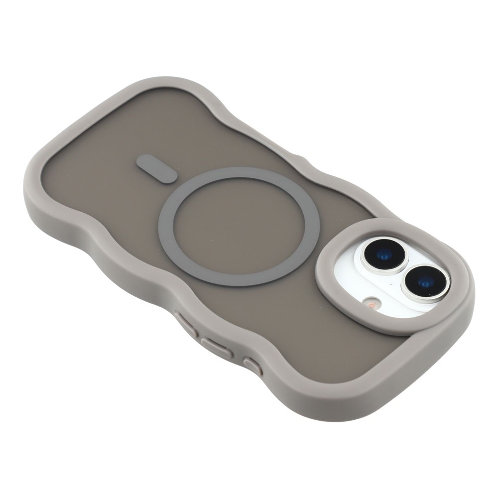  iPhone 17 Skal MagSafe Wavy Matt Grå - Teknikhallen.se