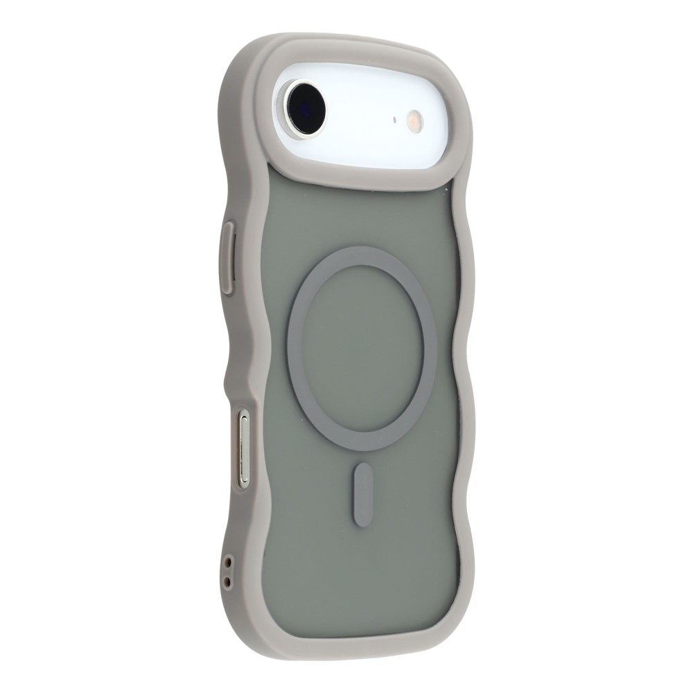  iPhone 17 Air Skal MagSafe Wavy Matt Grå - Teknikhallen.se