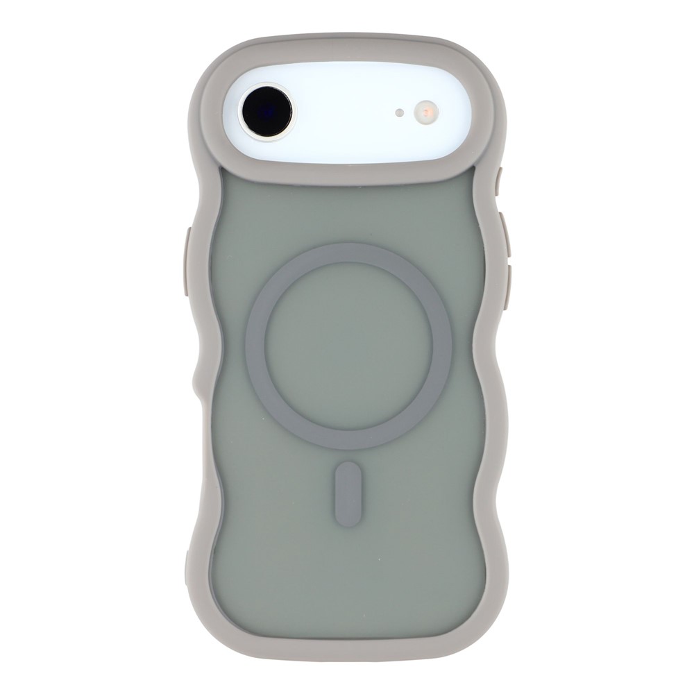  iPhone 17 Air Skal MagSafe Wavy Matt Grå - Teknikhallen.se