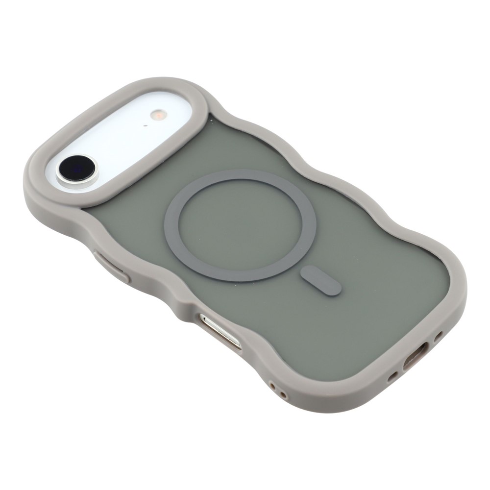  iPhone 17 Air Skal MagSafe Wavy Matt Grå - Teknikhallen.se