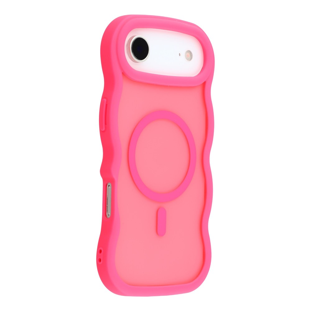  iPhone 17 Air Skal MagSafe Wavy Matt Rosa - Teknikhallen.se