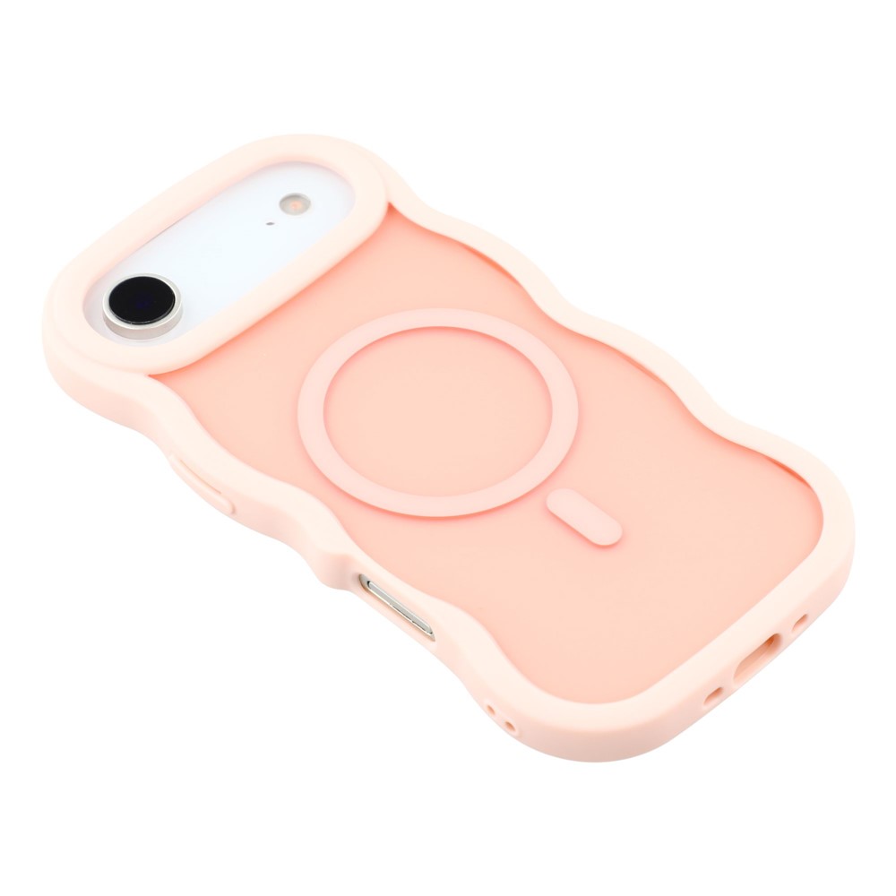 iPhone 17 Air Skal MagSafe Wavy Matt Ljus Rosa - Teknikhallen.se