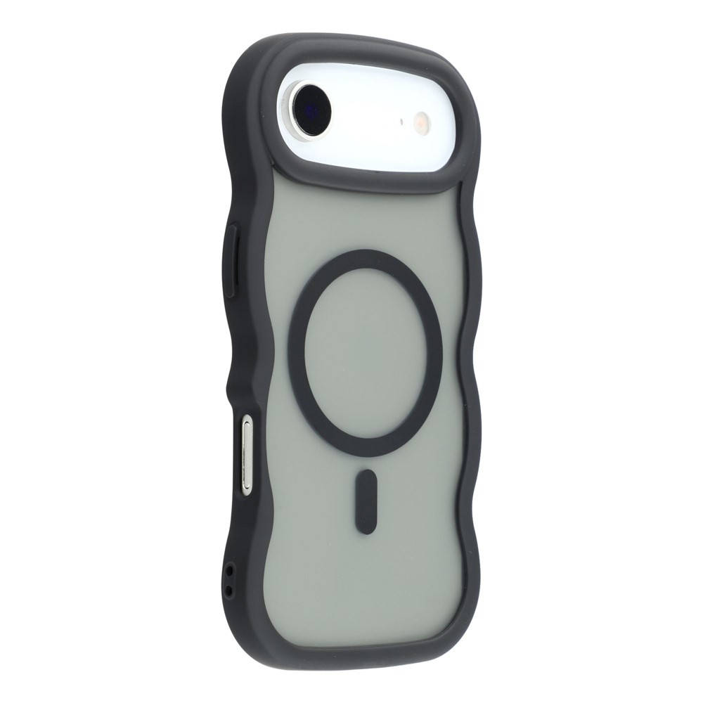  iPhone 17 Air Skal MagSafe Wavy Matt Svart - Teknikhallen.se