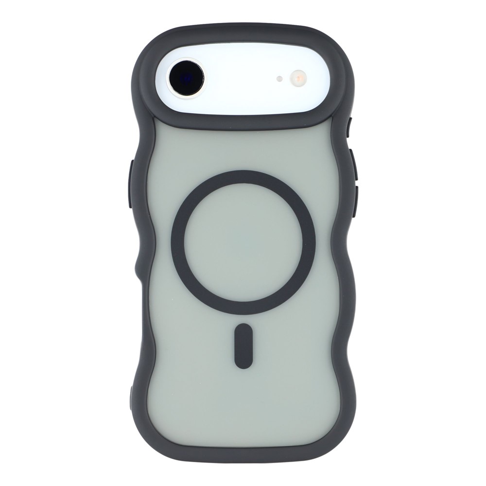 iPhone 17 Air Skal MagSafe Wavy Matt Svart - Teknikhallen.se