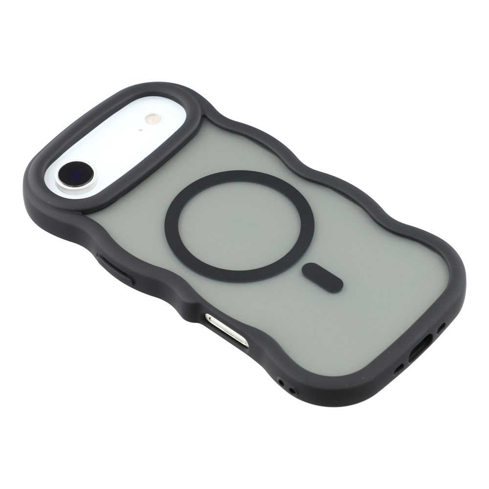  iPhone 17 Air Skal MagSafe Wavy Matt Svart - Teknikhallen.se
