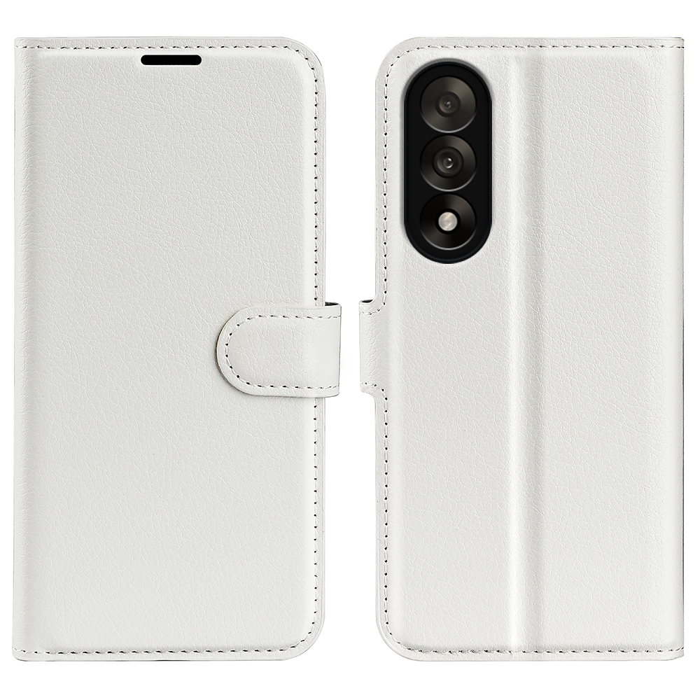  OnePlus Nord 5 5G Fodral Litchi Läder Vit - Teknikhallen.se