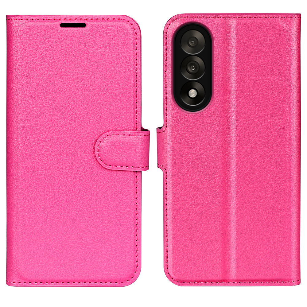  OnePlus Nord 5 5G Fodral Litchi Läder Rosa - Teknikhallen.se