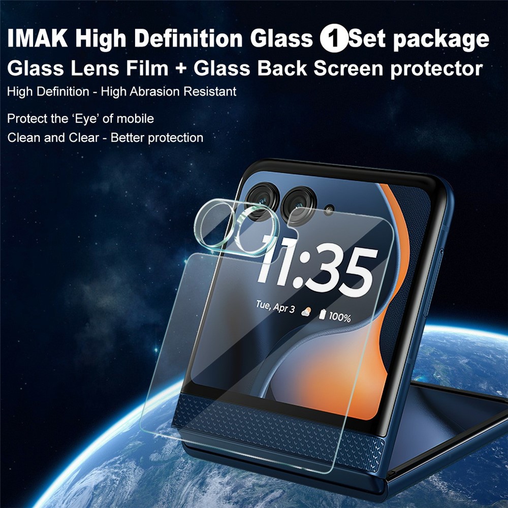 IMAK IMAK Motorola Razr 60 Skärmskydd / Linsskydd Härdat Glas - Teknikhallen.se