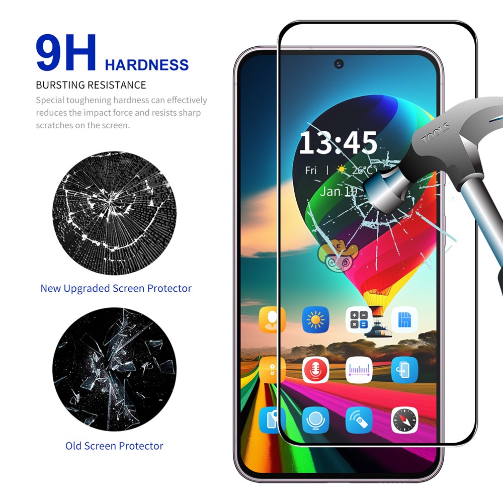 ENKAY ENKAY Motorola Moto G86 Power/G86 5G Skärmskydd Heltäckande - Teknikhallen.se