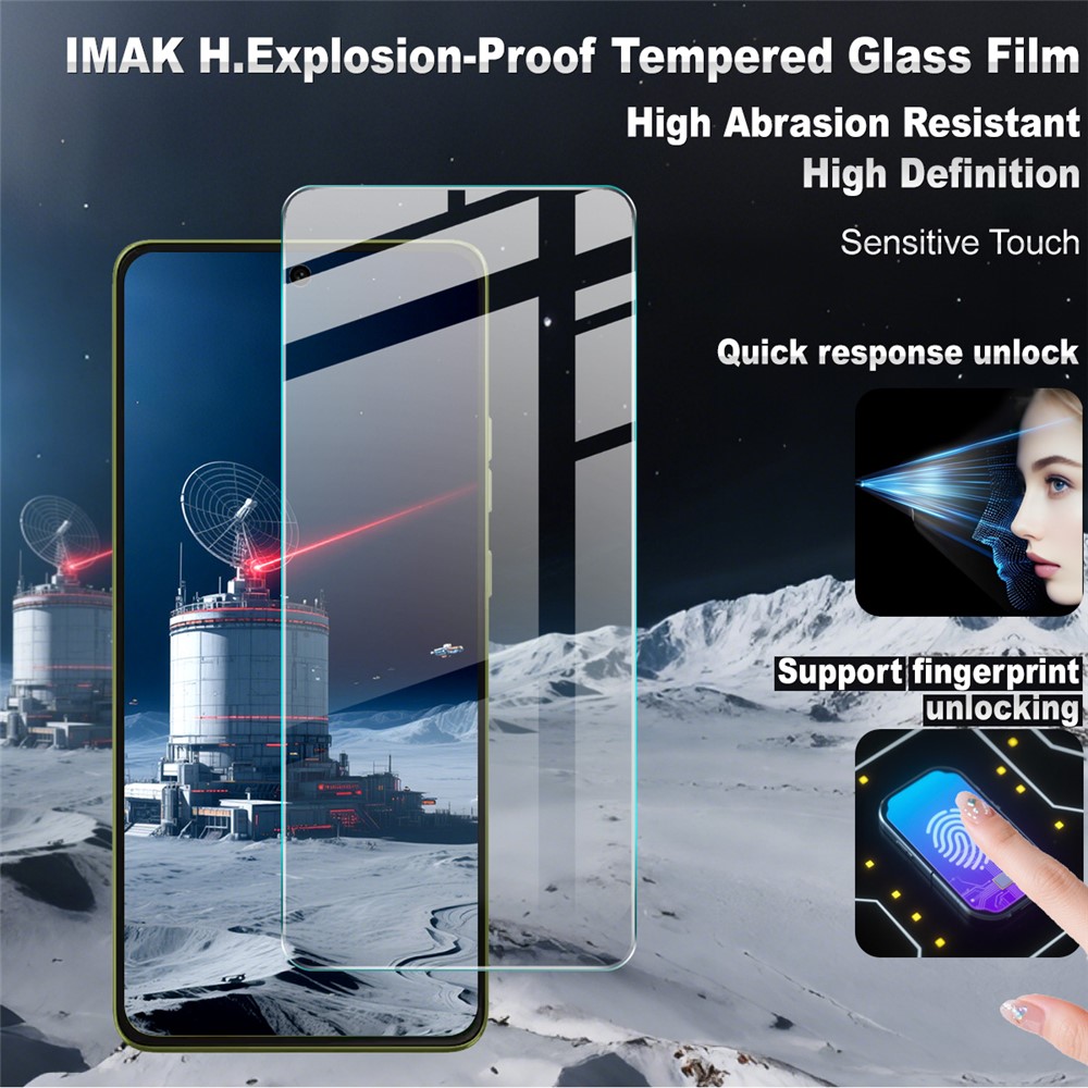 IMAK IMAK Motorola Moto G86 Power / G86 5G Skärmskydd Härdat Glas - Teknikhallen.se