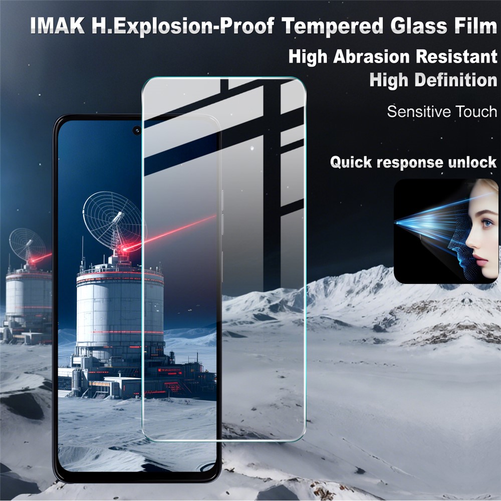 IMAK IMAK Motorola Moto G56 5G Skärmskydd Härdat Glas - Teknikhallen.se