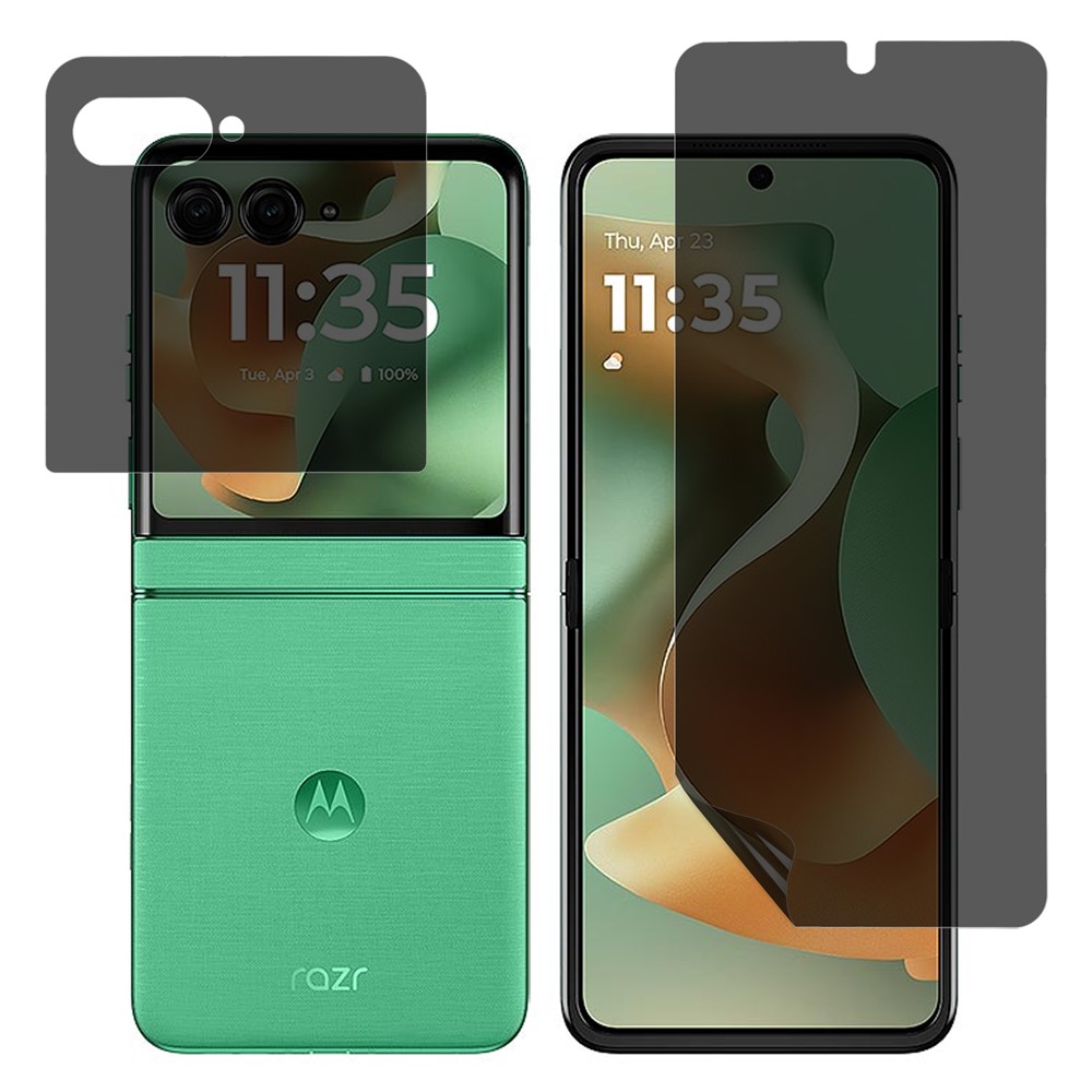  Motorola Razr 60 Skärmskydd PET Privacy - Teknikhallen.se