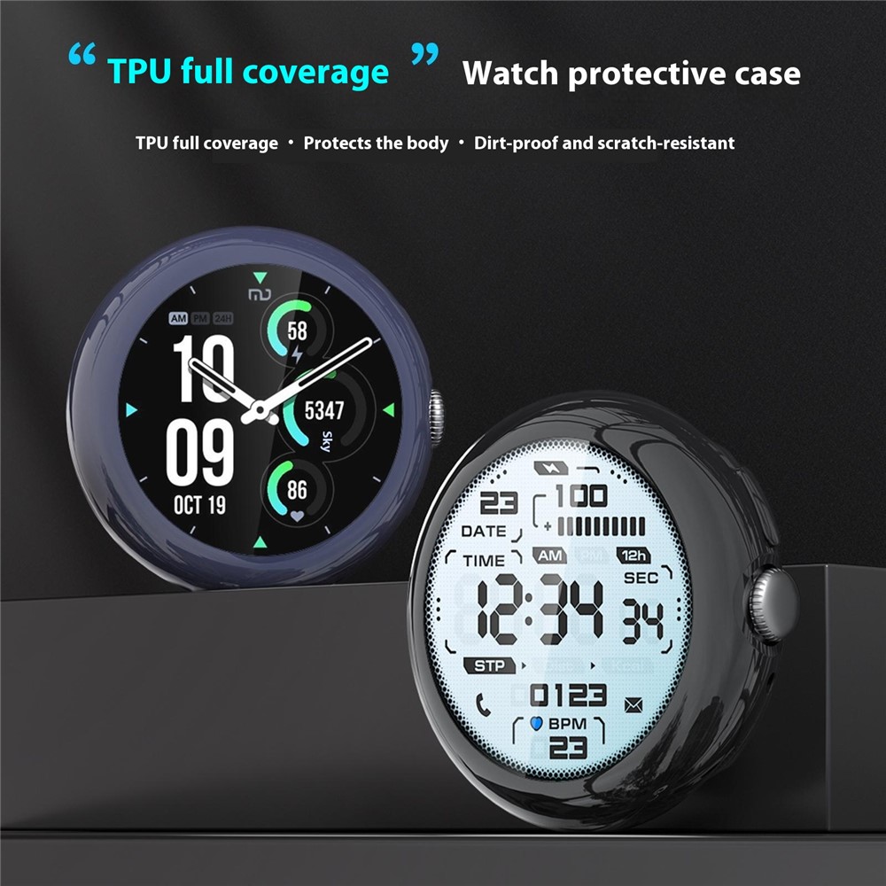  Google Pixel Watch 4 41 mm Skal TPU Svart - Teknikhallen.se