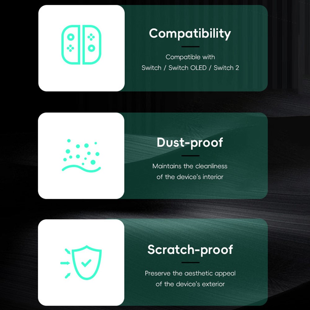 DATA FROG DATA FROG Nintendo Switch 2 / Nintendo Switch Dammskydd - Teknikhallen.se