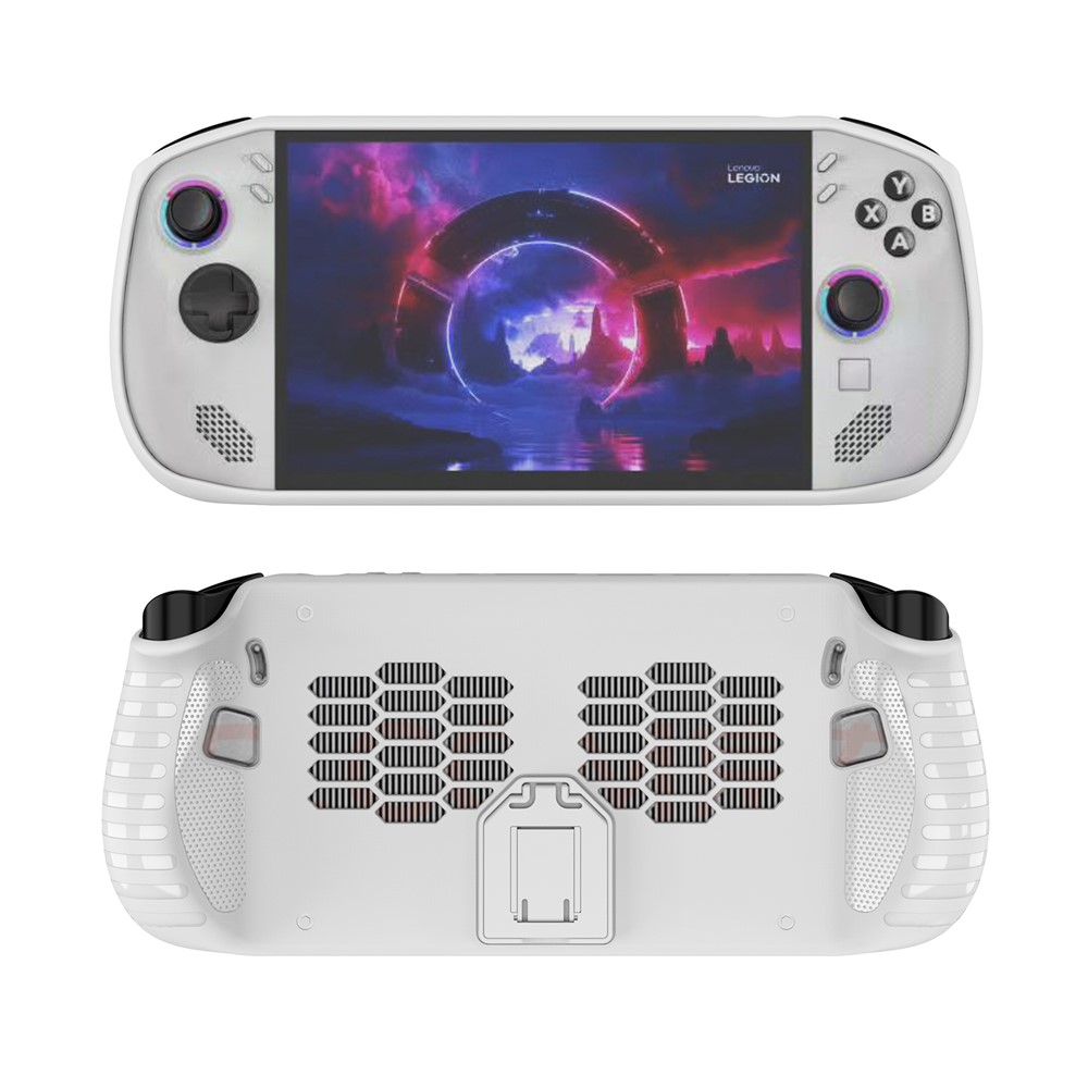  Lenovo Legion Go S Skal Kickstand TPU Vit - Teknikhallen.se