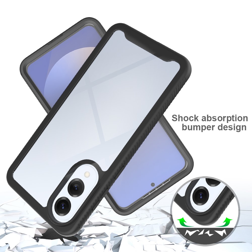  Samsung Galaxy S25 Edge Skal 360 Hybrid Defense Svart - Teknikhallen.se