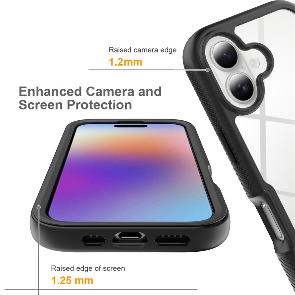  iPhone 17 Skal 360 Hybrid Defense Svart - Teknikhallen.se