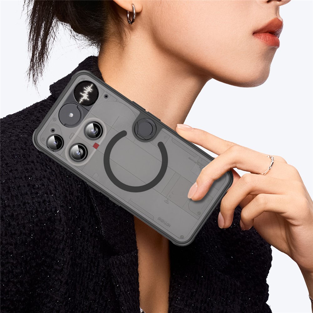  Nothing Phone 3 Skal MagSafe Hybrid Svart - Teknikhallen.se