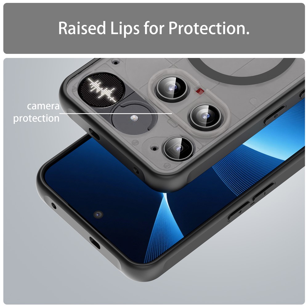  Nothing Phone 3 Skal MagSafe Hybrid Svart - Teknikhallen.se