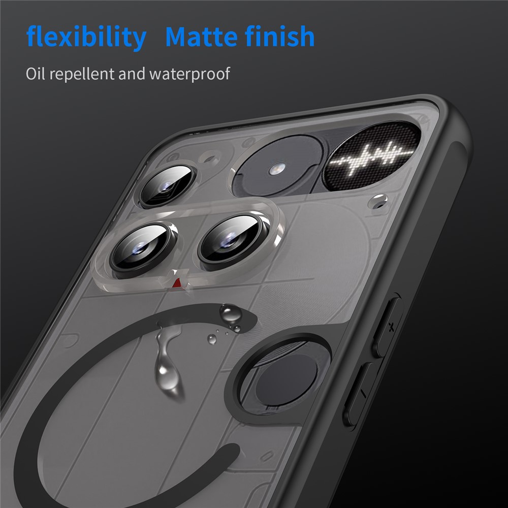  Nothing Phone 3 Skal MagSafe Hybrid Svart - Teknikhallen.se