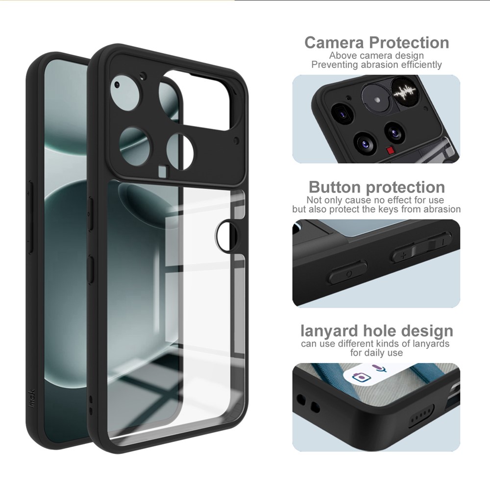 IMAK IMAK Nothing Phone 3 Skal Hybrid Svart - Teknikhallen.se