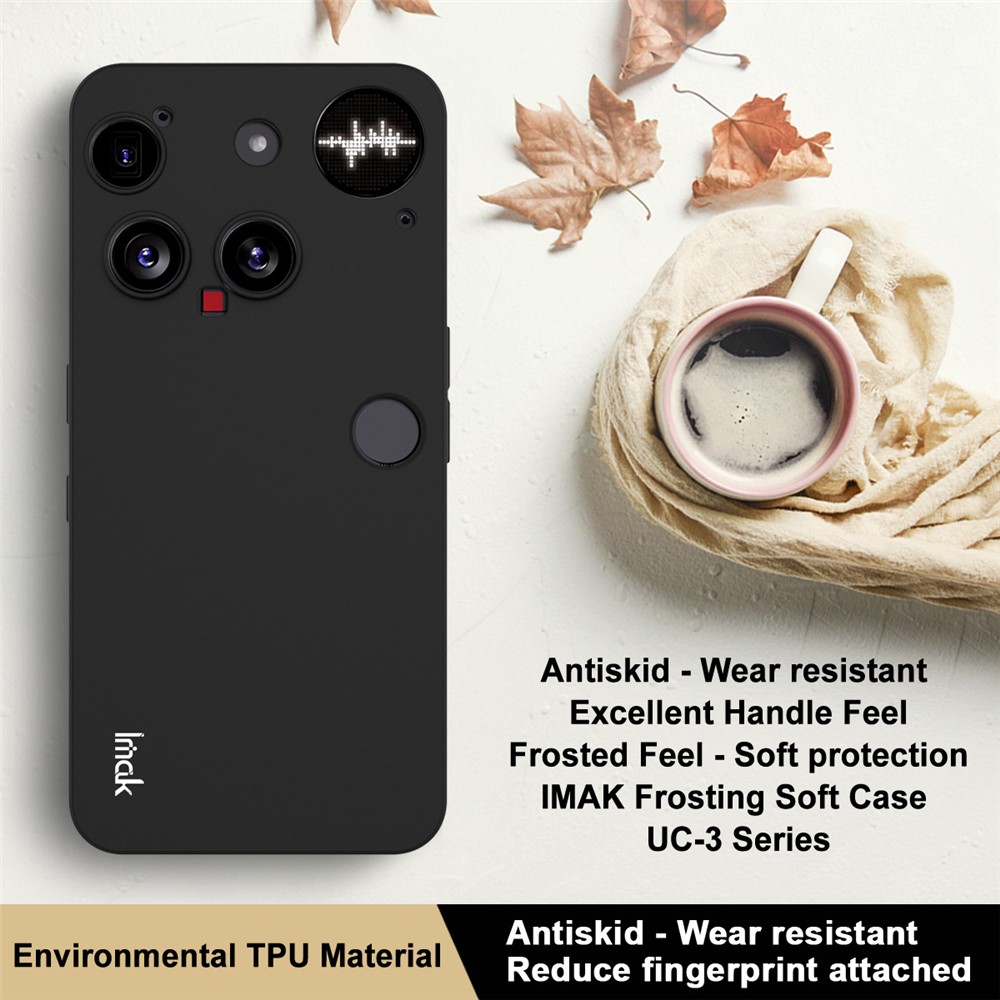 IMAK IMAK Nothing Phone 3 Skal Soft TPU Svart - Teknikhallen.se