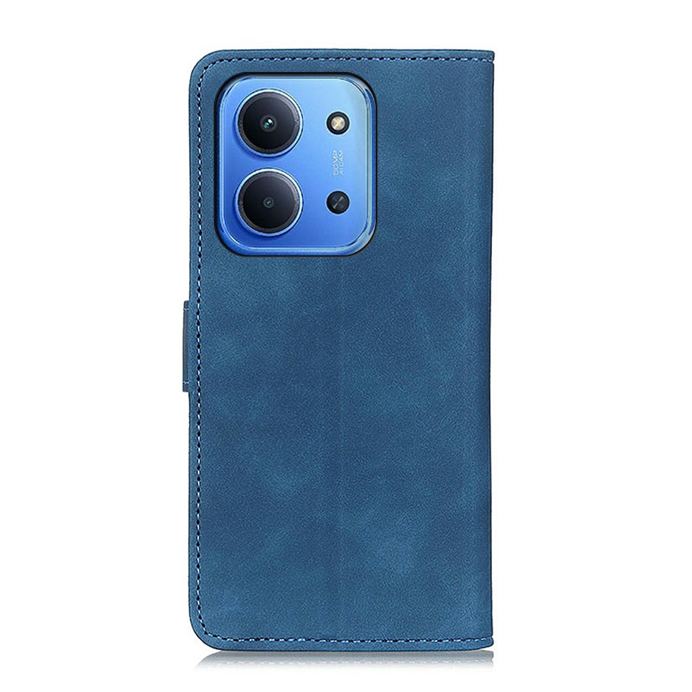 KHAZNEH KHAZNEH Xiaomi Redmi 15C Fodral Retro Läder Blå - Teknikhallen.se