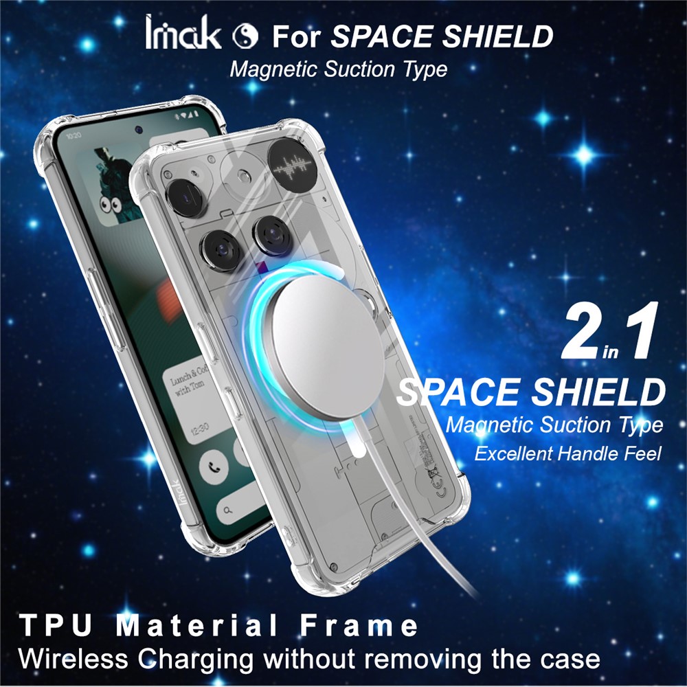 IMAK IMAK Nothing Phone 3 Skal MagSafe Shockproof Transparent - Teknikhallen.se