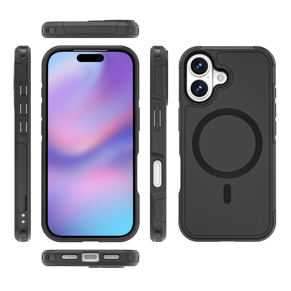  iPhone 17 Skal MagSafe Hybrid Svart - Teknikhallen.se