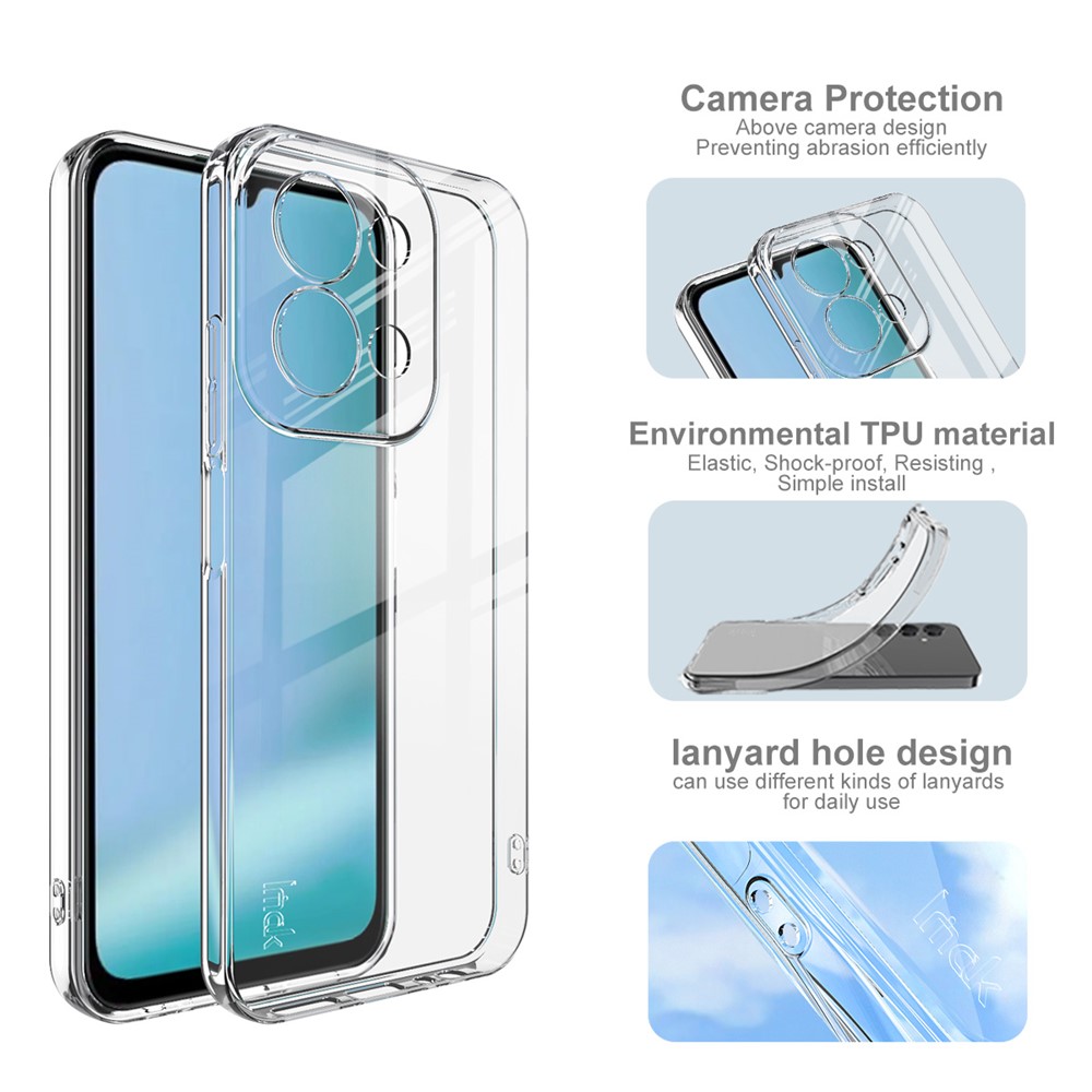 IMAK IMAK Xiaomi Redmi 15C Skal TPU Transparent - Teknikhallen.se