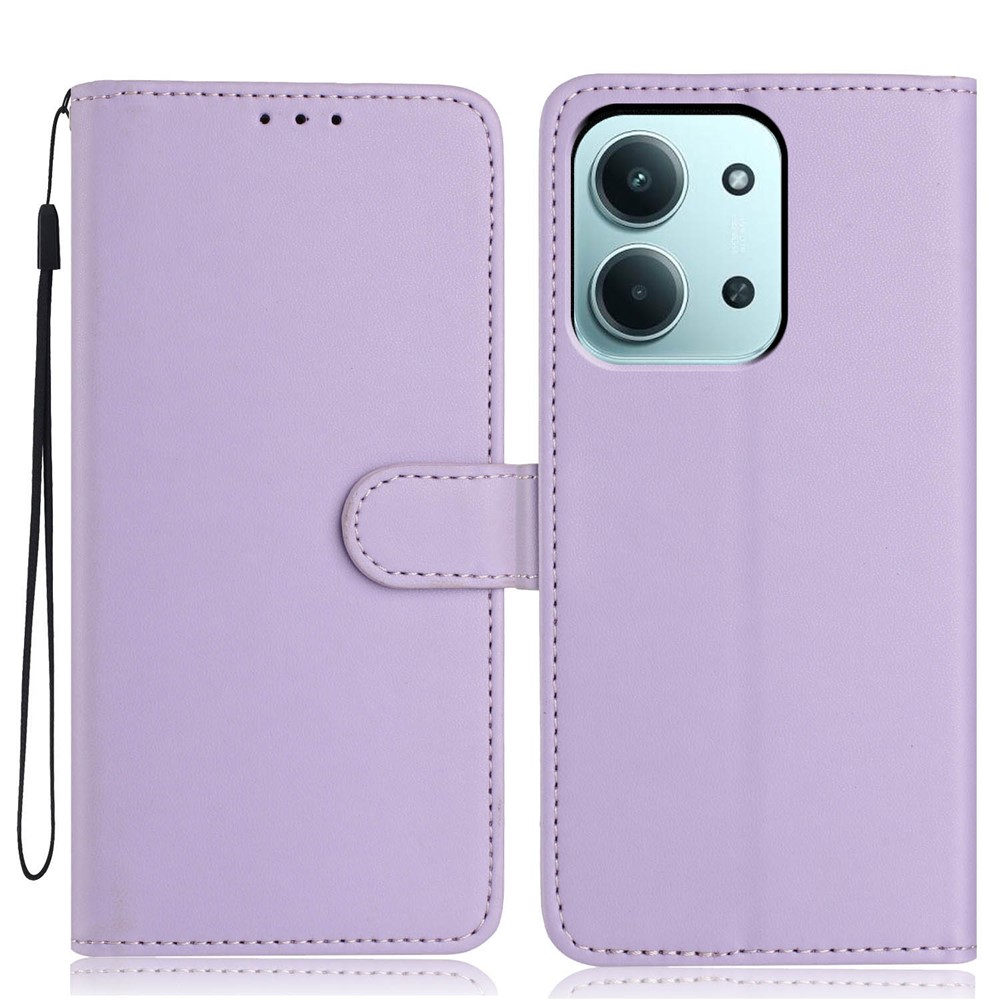  Xiaomi Redmi 15C Fodral Läder Lila - Teknikhallen.se