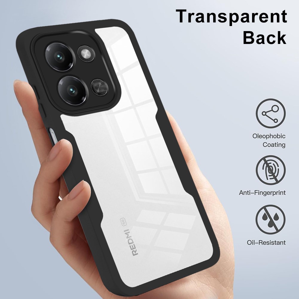  Xiaomi Redmi 15C Skal 360 Hybrid Defense Svart - Teknikhallen.se