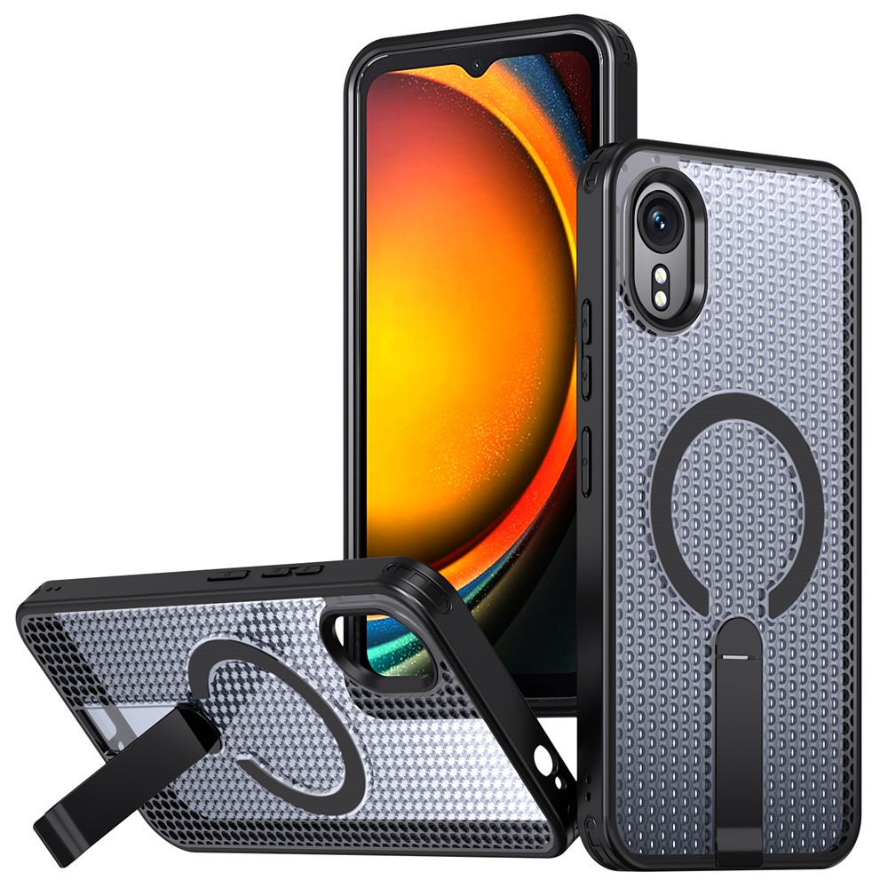  Samsung Galaxy Xcover 7 Skal MagSafe Kickstand Svart - Teknikhallen.se