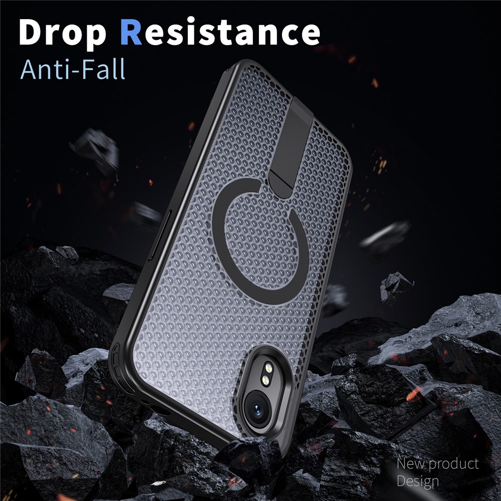  Samsung Galaxy Xcover 7 Skal MagSafe Kickstand Svart - Teknikhallen.se