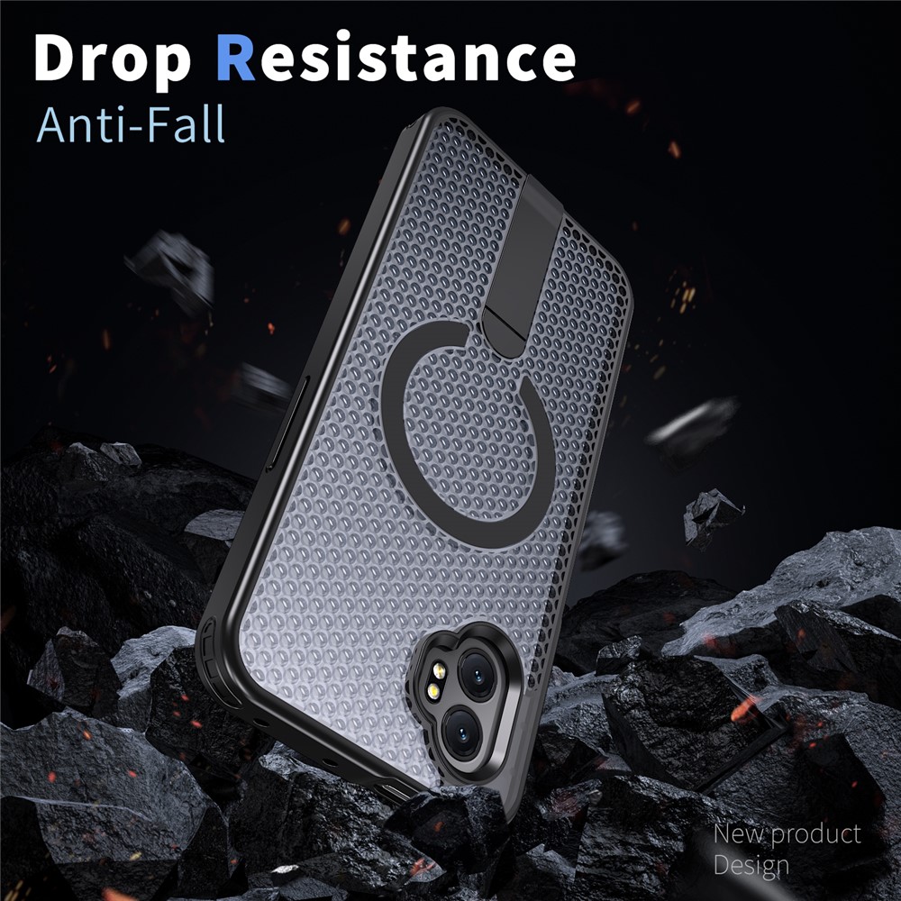  Samsung Galaxy Xcover 7 Pro Skal MagSafe Kickstand Svart - Teknikhallen.se