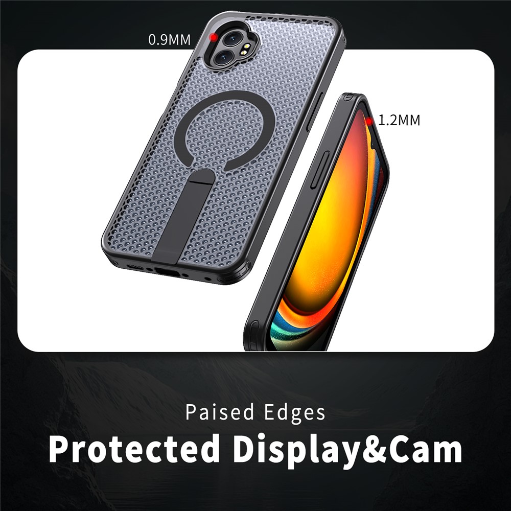  Samsung Galaxy Xcover 7 Pro Skal MagSafe Kickstand Svart - Teknikhallen.se