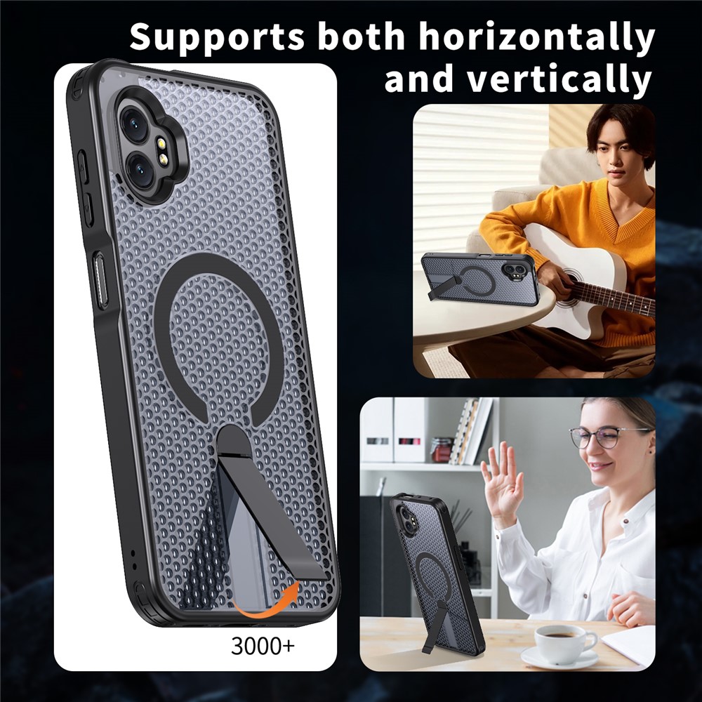  Samsung Galaxy Xcover 7 Pro Skal MagSafe Kickstand Svart - Teknikhallen.se