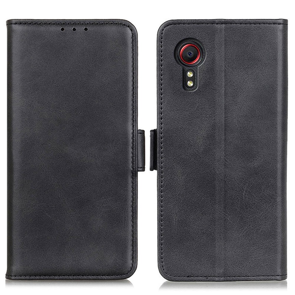  Samsung Galaxy Xcover 7 Fodral Läder Svart - Teknikhallen.se