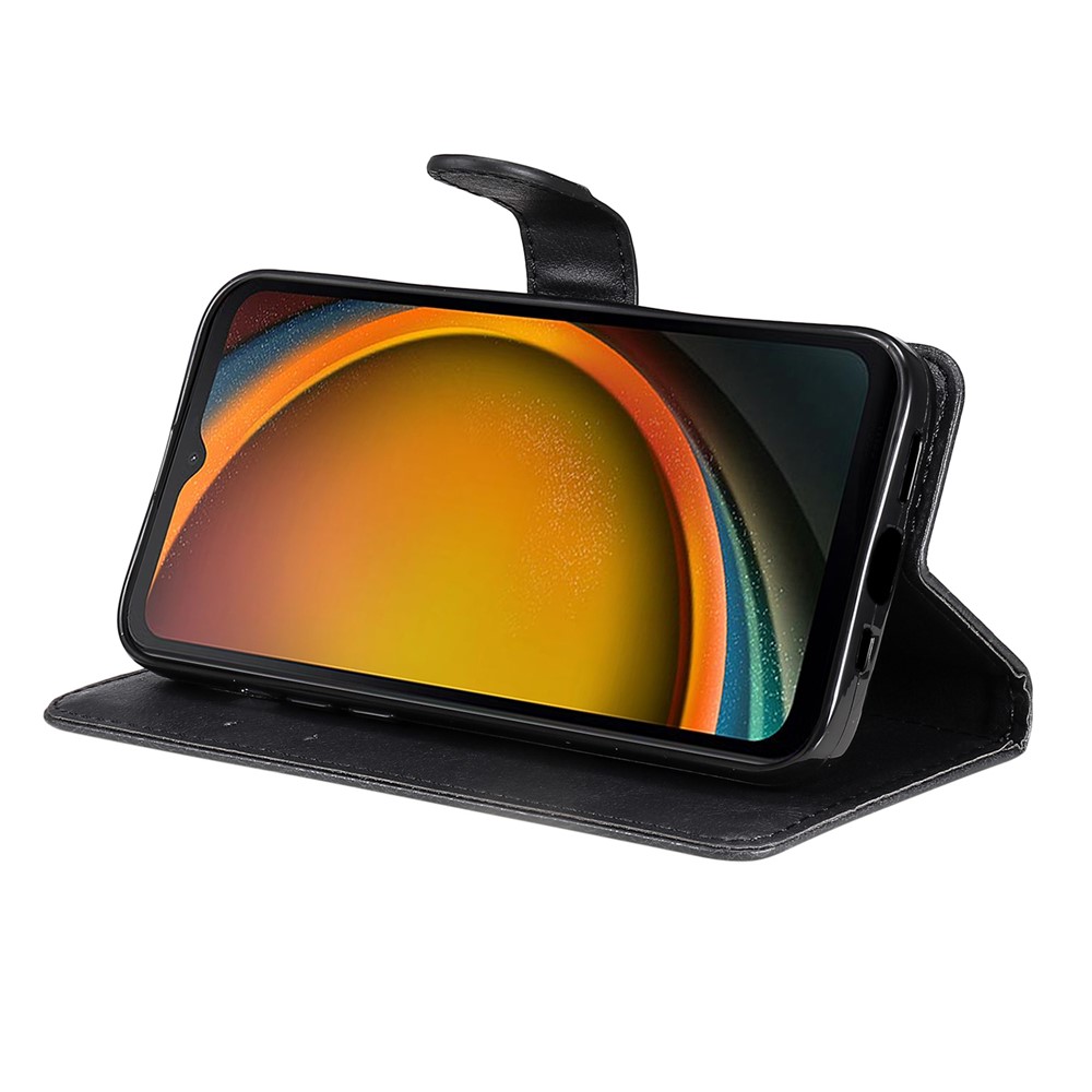  Samsung Galaxy Xcover 7 Fodral Läder Svart - Teknikhallen.se