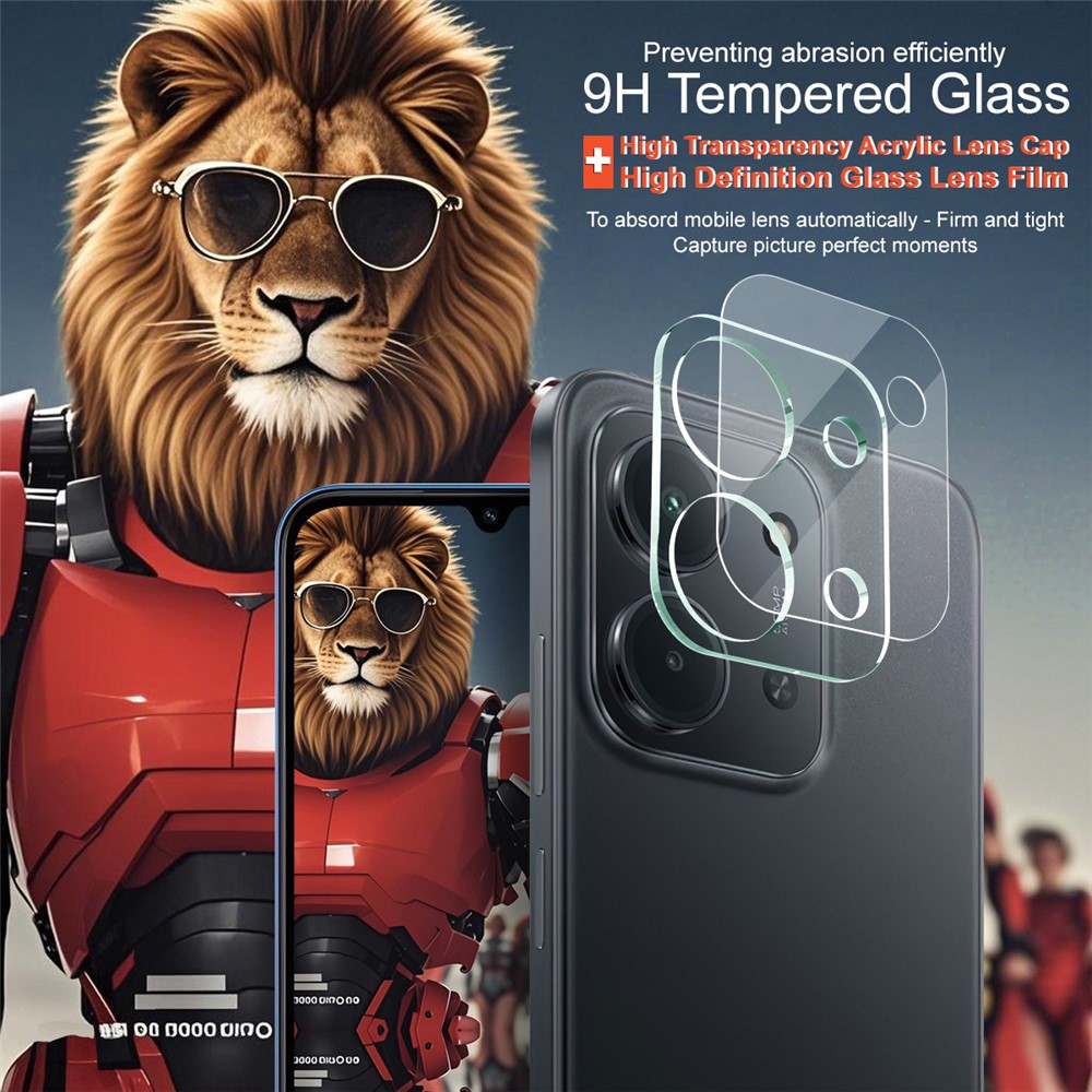 IMAK IMAK Xiaomi Redmi 15C Linsskydd Härdat Glas Transparent - Teknikhallen.se
