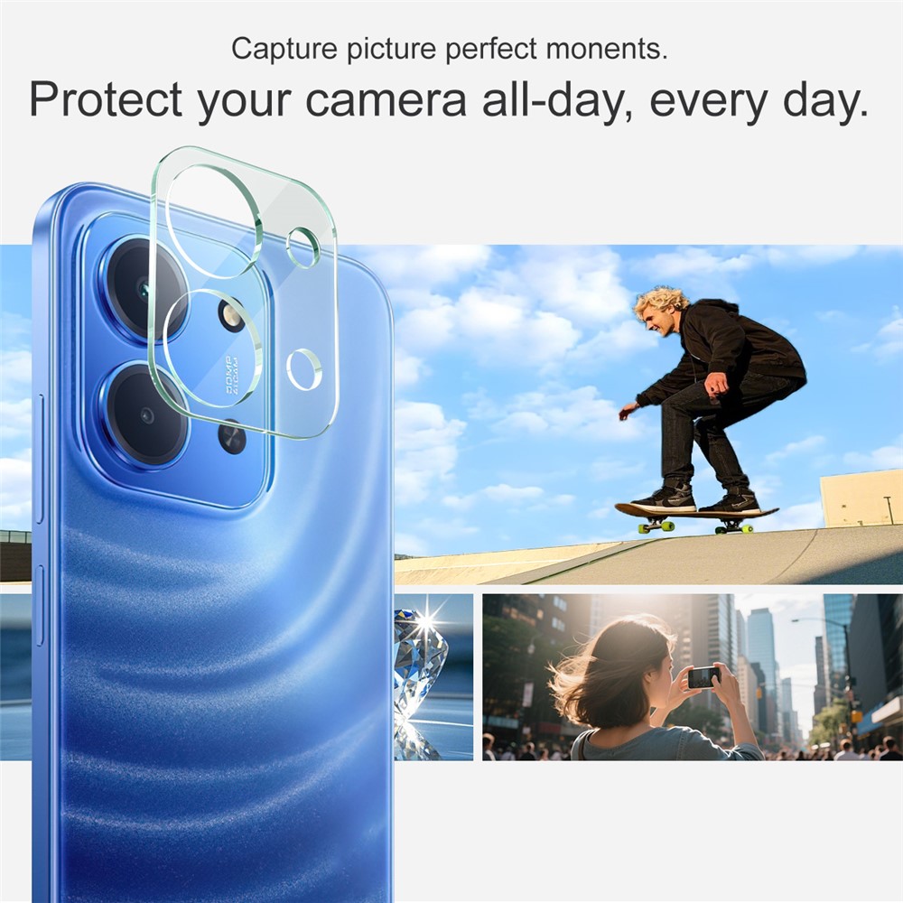 IMAK IMAK Xiaomi Redmi 15C Linsskydd Härdat Glas Transparent - Teknikhallen.se